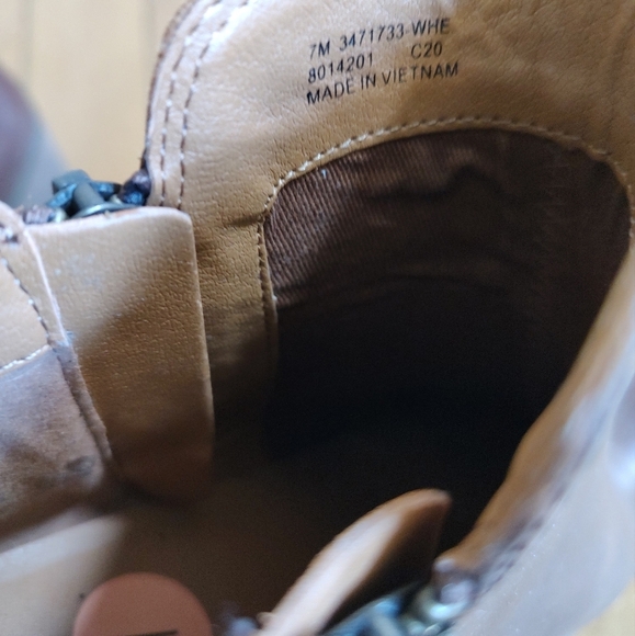 Frye Judith Women's Brown Leather Double Zip Ankle Booties - Picture 5 of 9